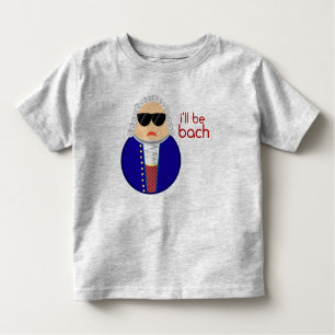 Camiseta Infantil O compositor da música de Bach caçoa o presente