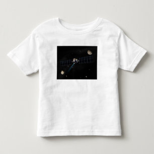 Camiseta Infantil O conceito do artista da nave espacial do