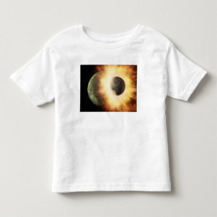 Camiseta Infantil O conceito do artista de um corpo celeste