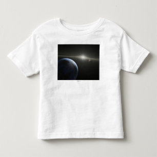 Camiseta Infantil O conceito do artista de uma fotografia astróide