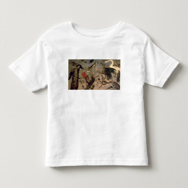 Camiseta Infantil O concerto do pássaro (Frente)