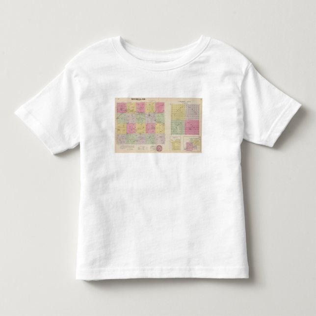 Camiseta Infantil O Condado de Mitchell, cidade de Cawker, Simpson, (Frente)