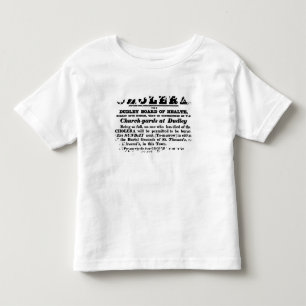 Camiseta Infantil O conselho de Dudley da saúde