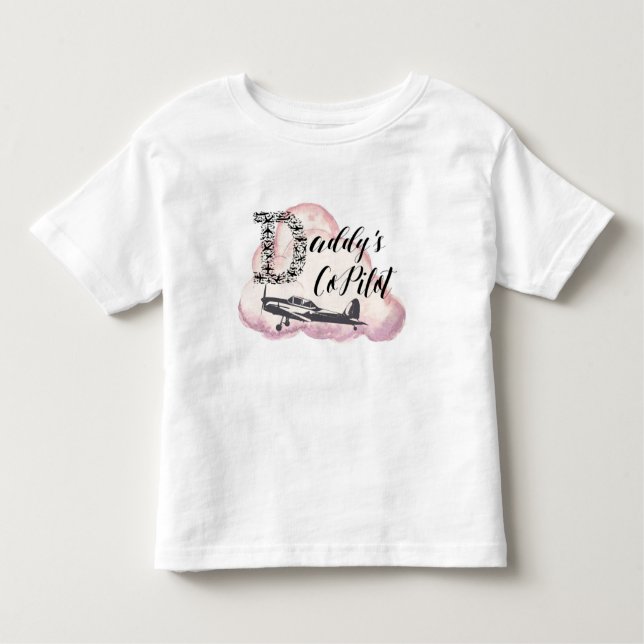 Camiseta Infantil O copiloto do pai, Tshirt da criança, miúdos do (Frente)
