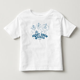 Camiseta Infantil O Coração do Grinch Cresceu 3 Tamanhos