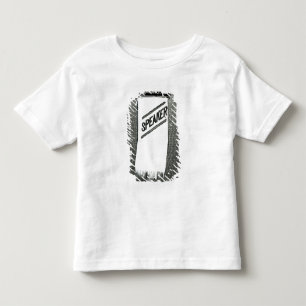 Camiseta Infantil O crachá do auto-falante para a reunião do