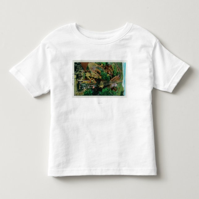 Camiseta Infantil O declive em Mt. LoweMt. Lowe, CA (Frente)