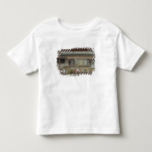 Camiseta Infantil O depósito do chá (gouache na seda)