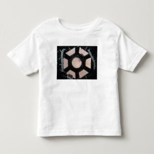 Camiseta Infantil O deserto de Sahara visível através das janelas