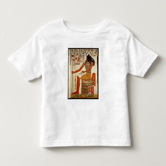 Camiseta Infantil O deus, Khepri, do túmulo de Nefertari (Frente)