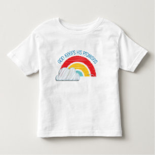 Camiseta Infantil O deus mantem seu t-shirt cristão da criança das