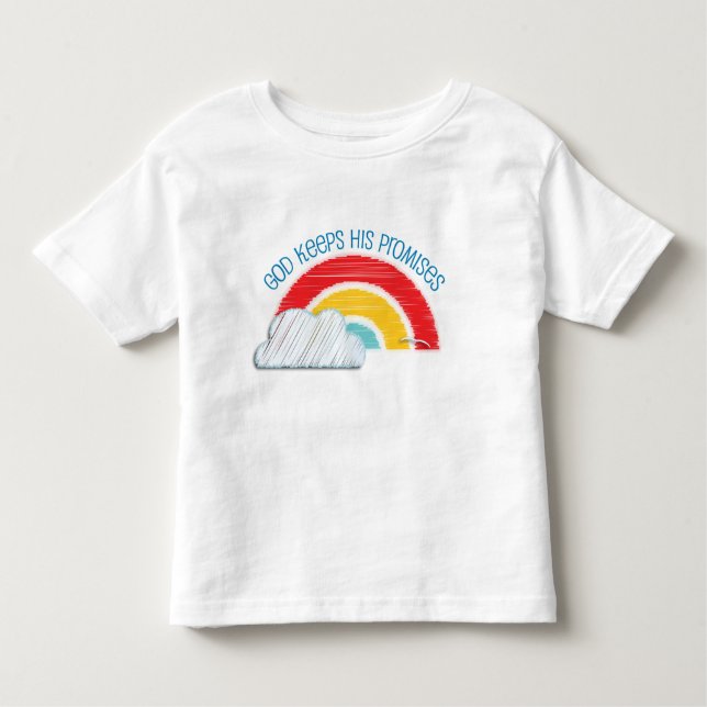 Camiseta Infantil O deus mantem seu t-shirt cristão da criança das (Frente)