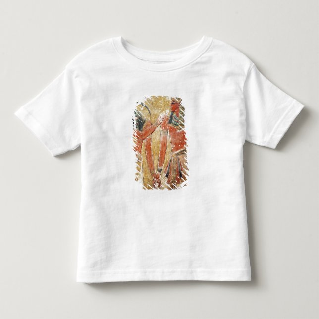 Camiseta Infantil O deus Thoth com Seti I no túmulo de Seti (Frente)