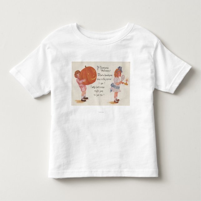 Camiseta Infantil O Dia das Bruxas GreetingA o Dia das Bruxas (Frente)