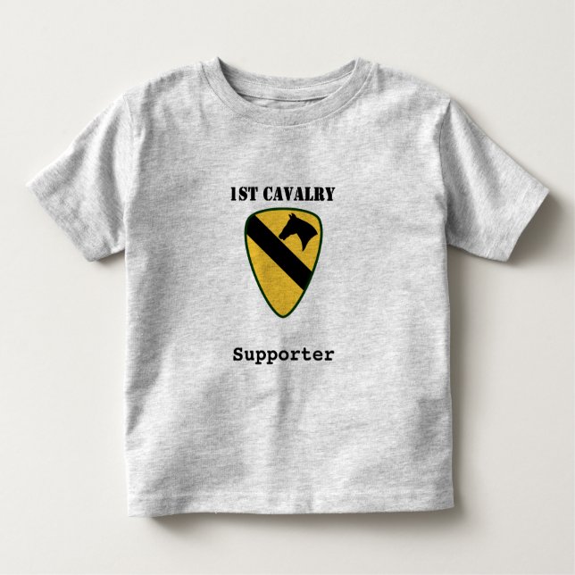 Camiseta Infantil ø Divisão da cavalaria (Frente)