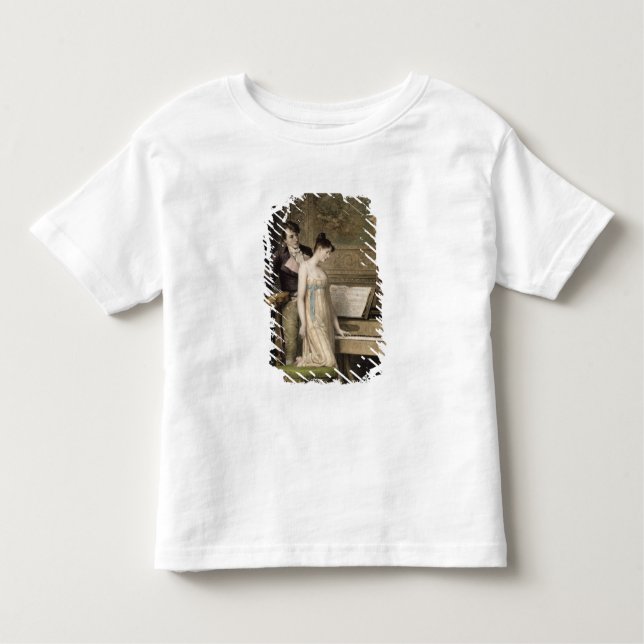 Camiseta Infantil O dueto (mezzotint) (Frente)