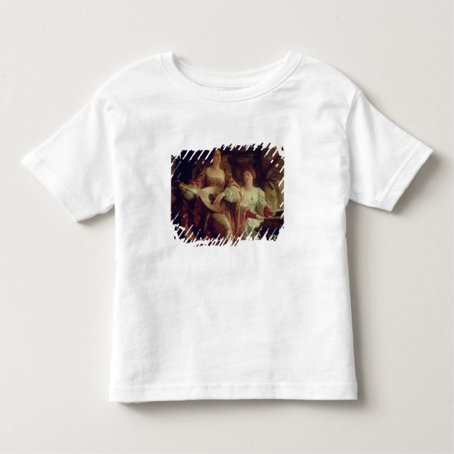Camiseta Infantil O dueto (óleo em canvas) (Frente)