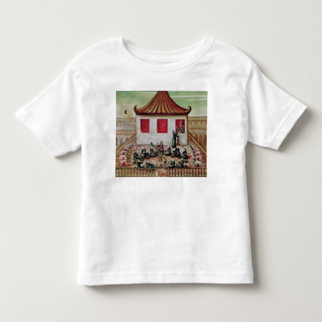 Camiseta Infantil O eclipse do Sun em Sião em 1688 (Frente)