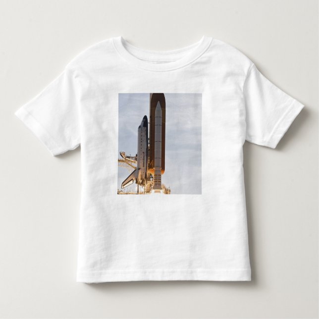 Camiseta Infantil O Endeavor do Ônibus espacial se levanta em 2 (Frente)