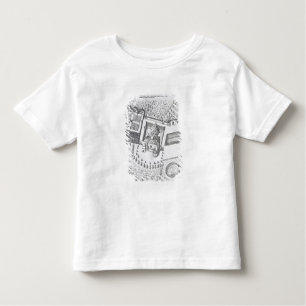 Camiseta Infantil O eremitério e o Maison Blanc no castelo