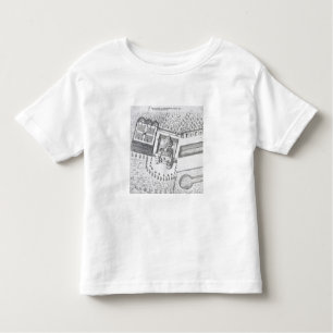 Camiseta Infantil O eremitério e o Maison Blanc no castelo