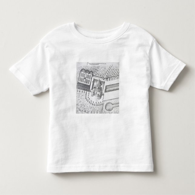 Camiseta Infantil O eremitério e o Maison Blanc no castelo (Frente)