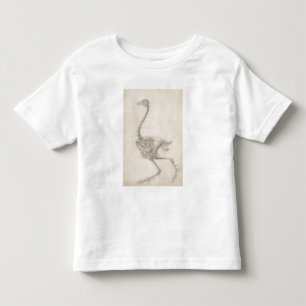Camiseta Infantil O esqueleto de uma galinha, da série 'um Compara