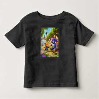 Camiseta Infantil O Excelente Garden Stand: Animais para a Paz