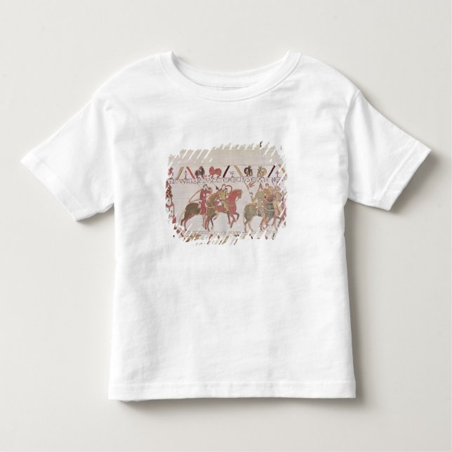 Camiseta Infantil O exército de William que vai ao Saint-Michel de (Frente)