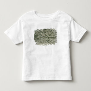 Camiseta Infantil O exército romano que cruza o Danúbio