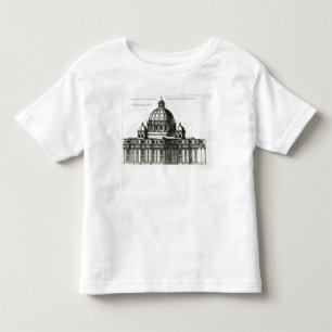 Camiseta Infantil O exterior da basílica de St Peter em Roma