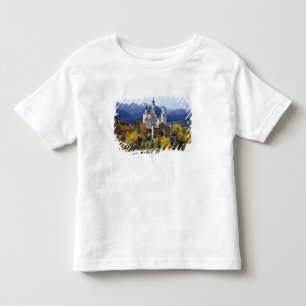 Camiseta Infantil O fantástico Neuschwanstein é um de três