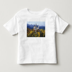 Camiseta Infantil O fantástico Neuschwanstein é um de três