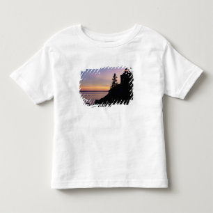 Camiseta Infantil O farol de Bass Harbor na Ilha do Deserto do Monte