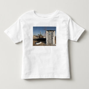 Camiseta Infantil O foguete de Soyuz imediatamente depois da chegada
