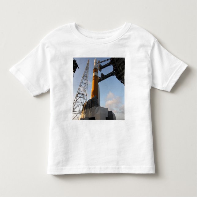 Camiseta Infantil O foguete Delta IV (Frente)