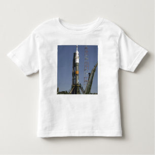 Camiseta Infantil O foguete Soyuz é erguido na posição 2