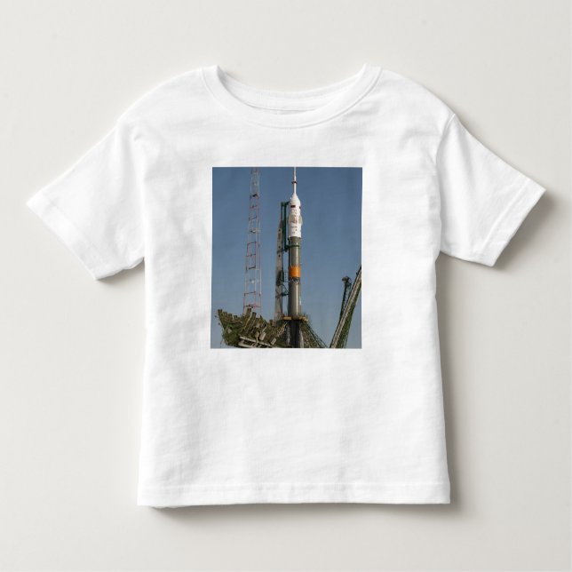 Camiseta Infantil O foguete Soyuz pouco depois da chegada (Frente)