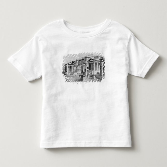 Camiseta Infantil O fórum romano da antiguidade (Frente)