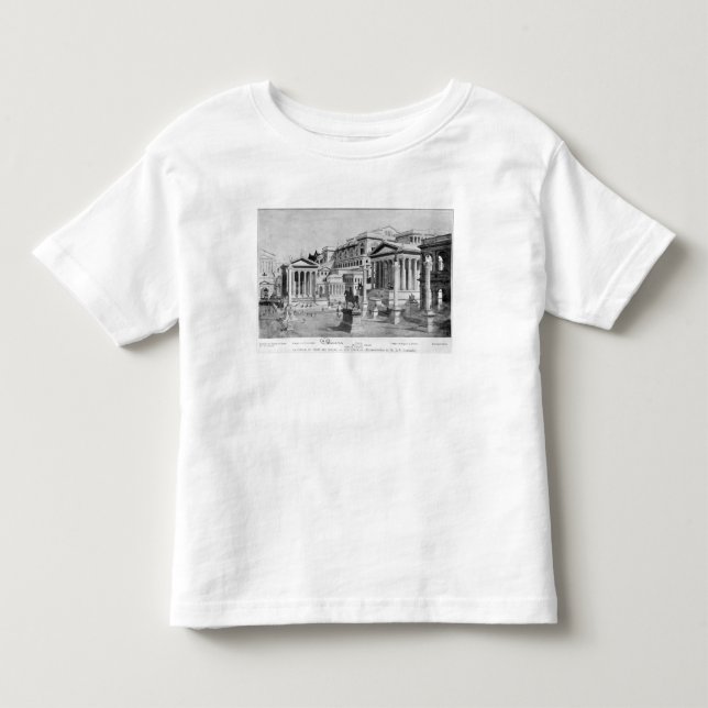 Camiseta Infantil O fórum romano da antiguidade (Frente)