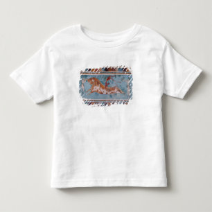 Camiseta Infantil O fresco do Toreador, palácio de Knossos, Crete