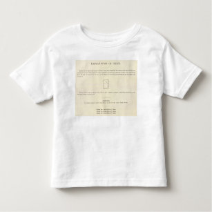Camiseta Infantil O frontispício do Verso posicionou o atlas