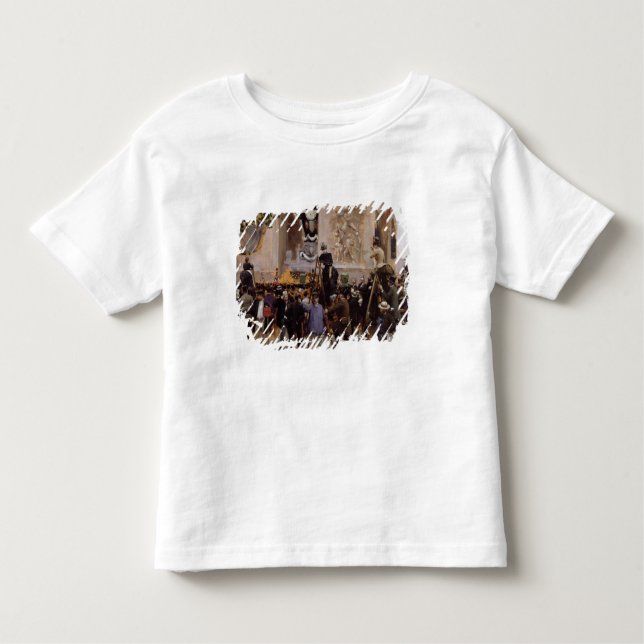 Camiseta Infantil O funeral de Victor Hugo (Frente)