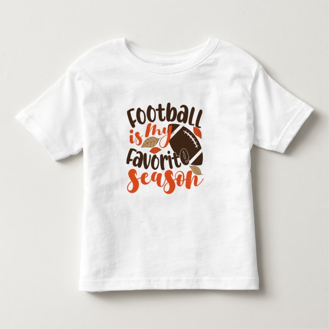 Camiseta Infantil O futebol é a minha sessão favorita (Frente)