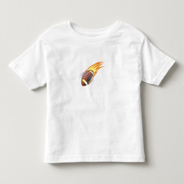 Camiseta Infantil O Futebol Flamejante - (Frente)