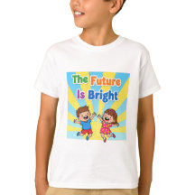 Camiseta Infantil O Futuro É Brilhante