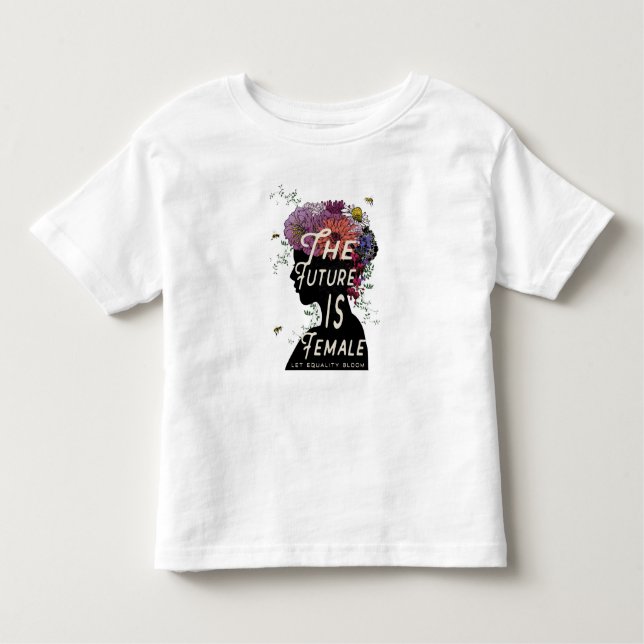 Camiseta Infantil O futuro é fêmea - t-shirt da criança (Frente)