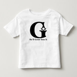 Camiseta Infantil O G invertido