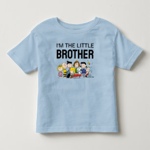 Camiseta Infantil O Gangue do Peanuts   Eu Sou o Irmão Mais Novo