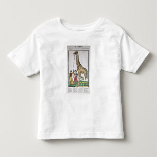 Camiseta Infantil O girafa apresentado ao rei do Pasha de